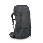 Osprey Rook 65L Mens Backpacking Backpack, Dark Charcoal/Silver Lining, Extended Fit