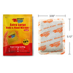Large Hand & Body Warmers (45 Count) - Up To 18 Hours Of Heat, Super Long Lasting - Easy, All Natural - Air Activated, For Body,