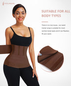 Feelingirl Waist Trainer For Women Bandage Wrap Sauna Belt Long Torso Tummy Wraps Belly Body Shaper Waist Trimmer Belt