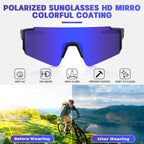 Polarized Sports Sunglasses For Men Women,Running Baseball Fishing Sunglasses,Cycling Mtb Bike Glasses Uv400