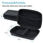 Handeful Complete Grip Strength Training Set - Portable Exerciser, Bag, & Dynamometer Meter