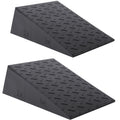 Folaps Squat Wedge Block For Heel Elevated Squat Weightlifting 2Pcs Non-Slip Slant Board For Squats Large Squat Blocks Calf Stre