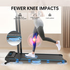 Modida 3-In-1 Foldable Treadmill For Home, Portable Walking Pad & Running Machine With Remote Control & Led Display, Compact Ele