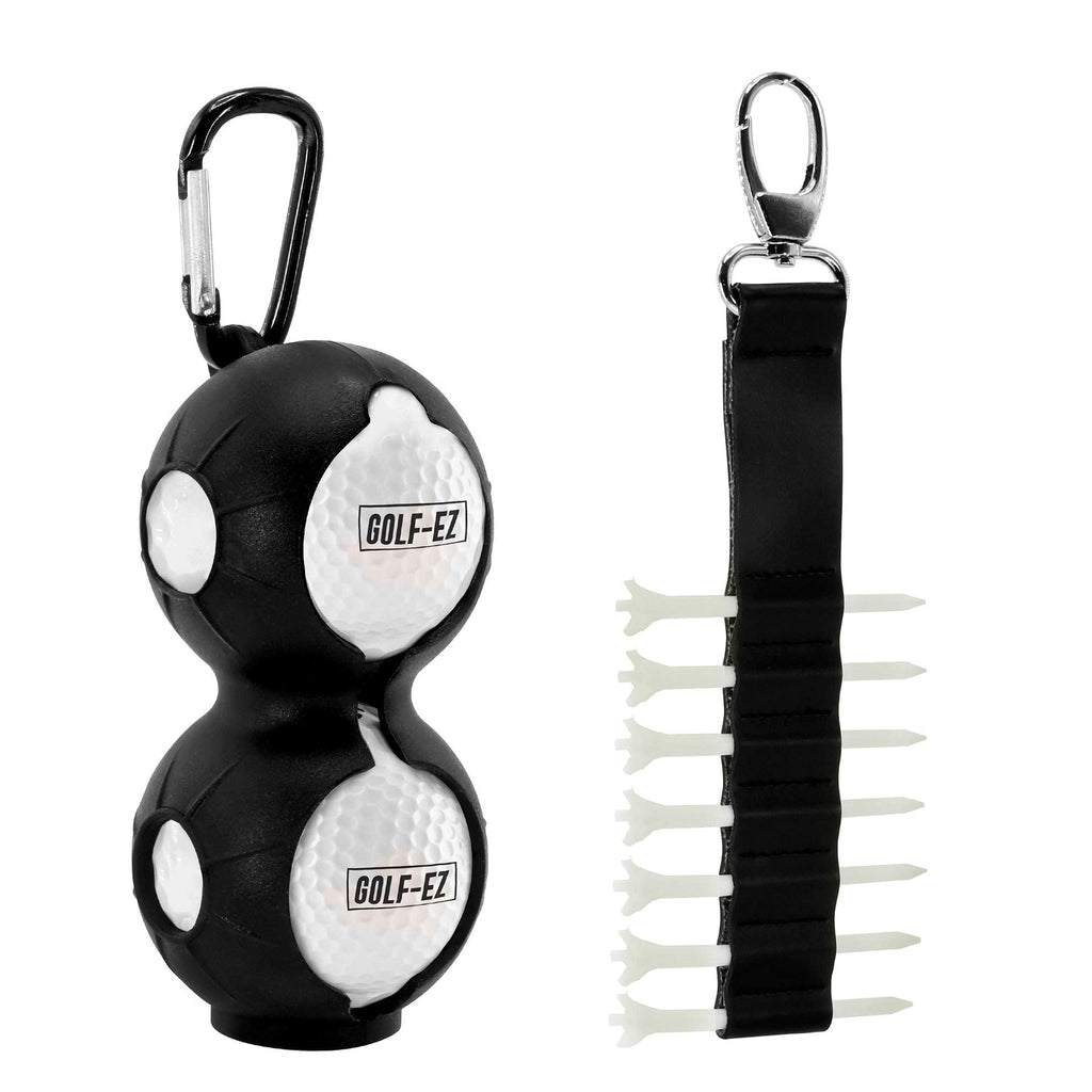 Golf-Ez Golf Essentials Kit  Golf Towel  Cleaning Brush  Tri-Line Golf Ball Alignment Kit  Divot Repair Tool  Golf Ball & Tee Ho