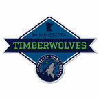 Rico Industries Nba Minnesota Timberwolves Diamond Shape Cut Pennant - Home And Living Room D  Cor - Soft Felt Ez To Hang