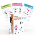 Flexies Pilates Bar Workout Cards - 58 Exercise Cards With Pilates Stick Work Out Postures, Instructions & Breathing Tips  Free 