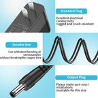 Power Cord For Schwinn Bike Charger Exercise Elliptical Recumbent Upright Trainer A10 A20 120 122 125 130 150 170 213 220 222 24