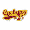 Rico Industries Ncaa Iowas State Cyclones Distressed Shape Cut Pennant - Home And Living Room D  Cor - Soft Felt Ez To Hang