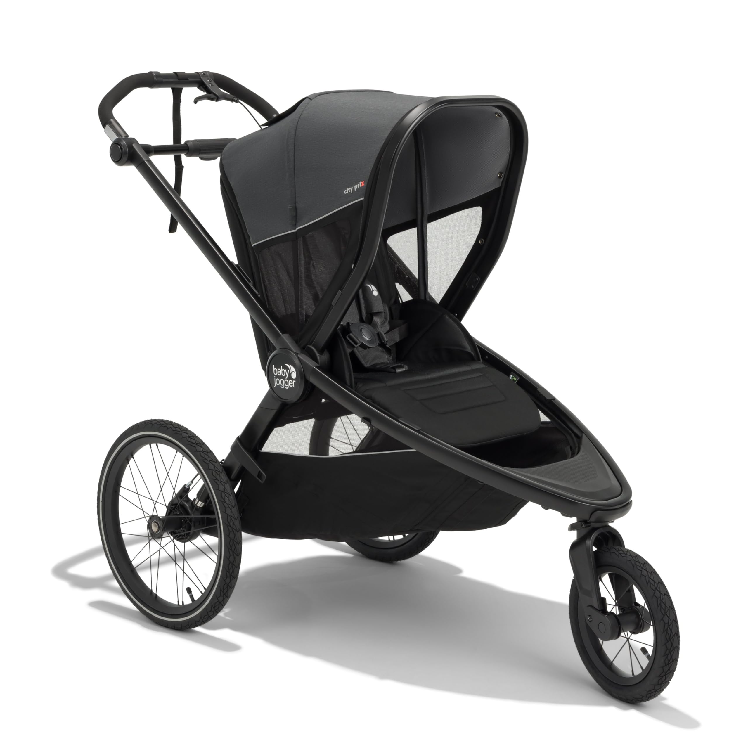 Baby Jogger Bike Trailer - Compatible with City Prix Jogging Stroller, All-Wheel Suspension & Front-Wheel Swivel for Smooth Ride