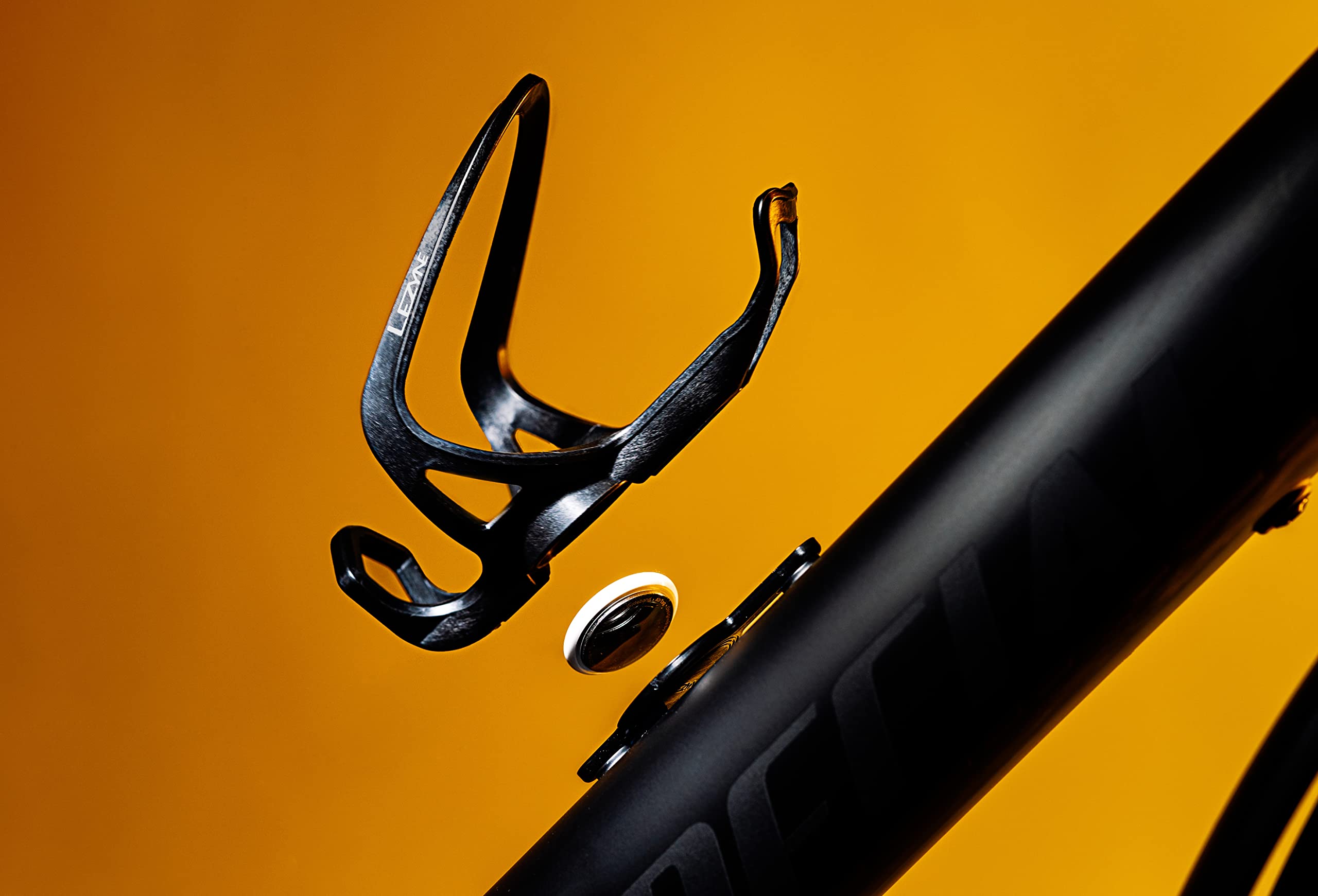 Lezyne Matrix Air Cage Bicycle Bottle Cage With Stealth Airtag Storage, Dual Side Loading, Ipx7 Waterproof, Durable, Water Bottl