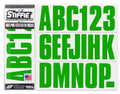 Stiffie Uniline Green 3'' Boat & Pwc Registration Decals  Numbers Letters Stickers