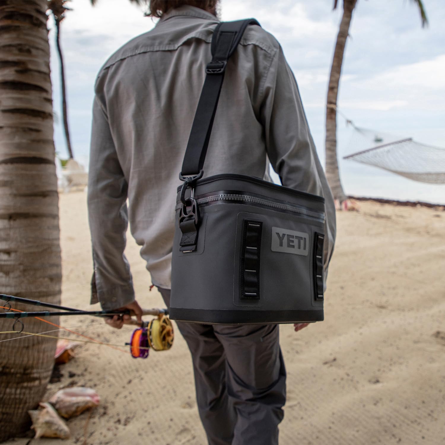 YETI Hopper Flip 8 Portable Cooler, Cape Taupe