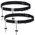 2Pcs Running Belt with Adjustable Elastic Strap, Sport Runners Belt for Triathlon Races Belts, Elastic Comfortable Race Bib Belt