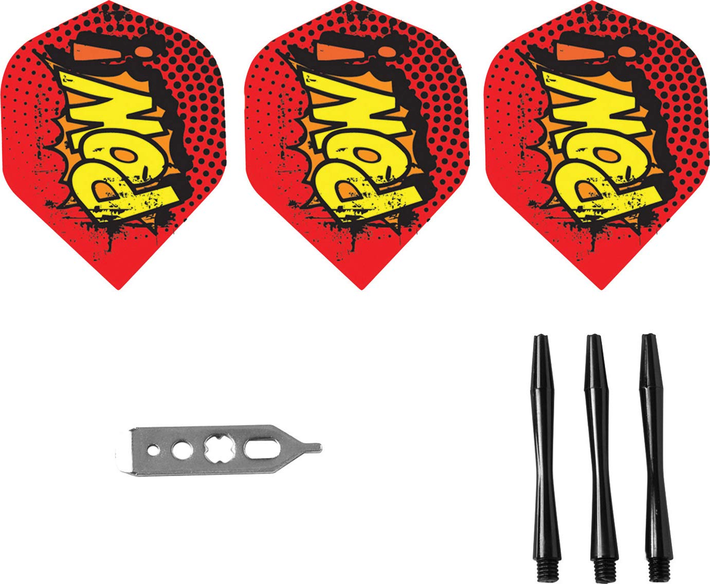 Viper Comix Steel Tip Darts: Pow (Red), 22 Grams