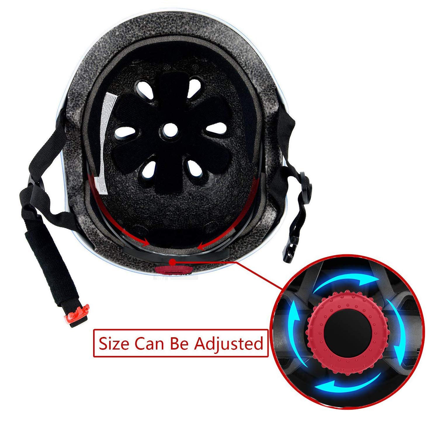 Kamugo Kids Bike Helmet,Toddler Helmet Adjustable Bicycle Helmet Girls Or Boys Ages 2-3-4-5-6-8 Years Old,Multi-Sports For Cycli