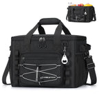 Maelstrom Soft Cooler Bag - 30 Can Collapsible, Insulated Ice Chest For Camping, Kayaking, Beach - Black