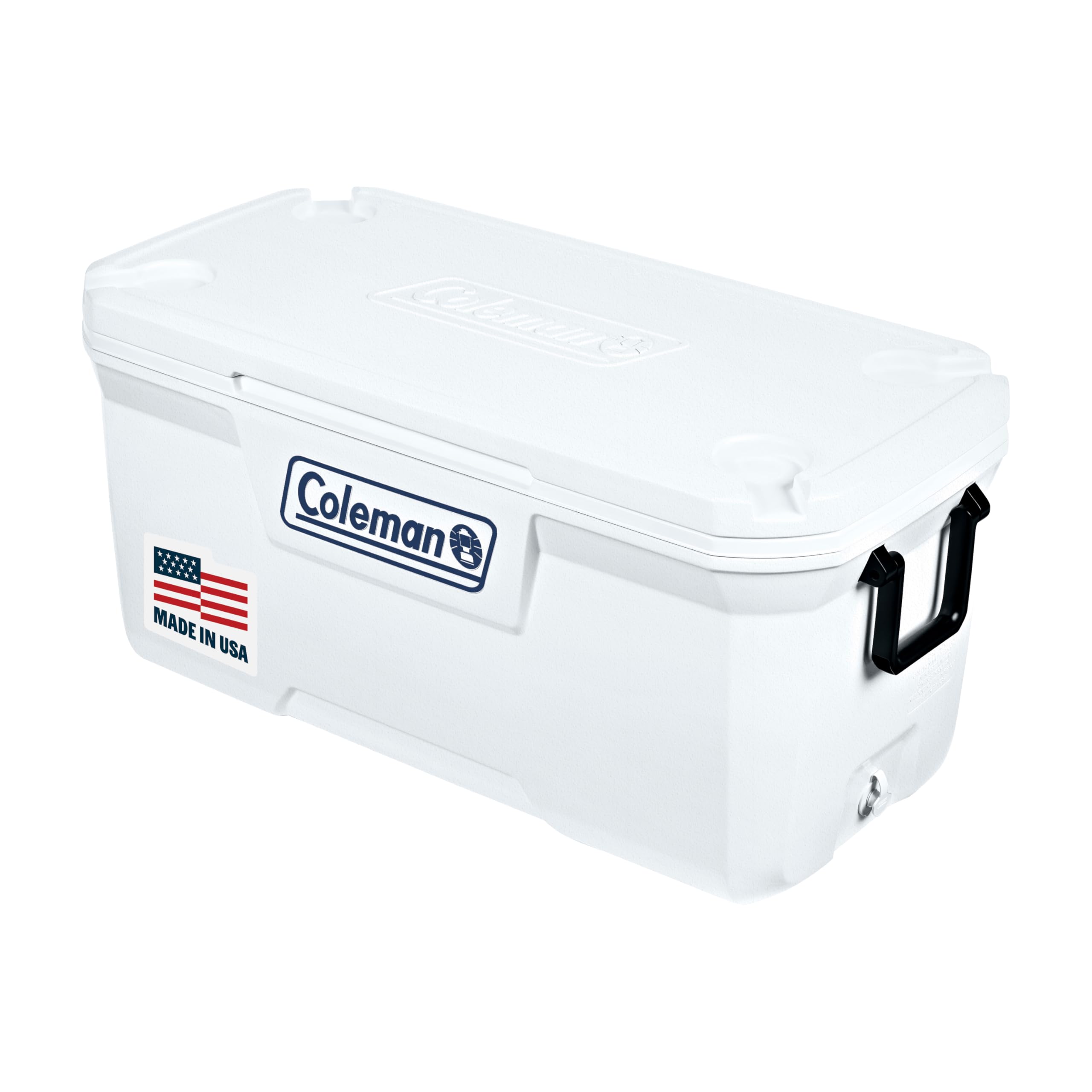 Coleman Marine Cooler with Fully Insulated UV Guard Lid & Body, Keeps Ice for 3+ Days, Great for Boating & Fishing, 52qt/100qt W