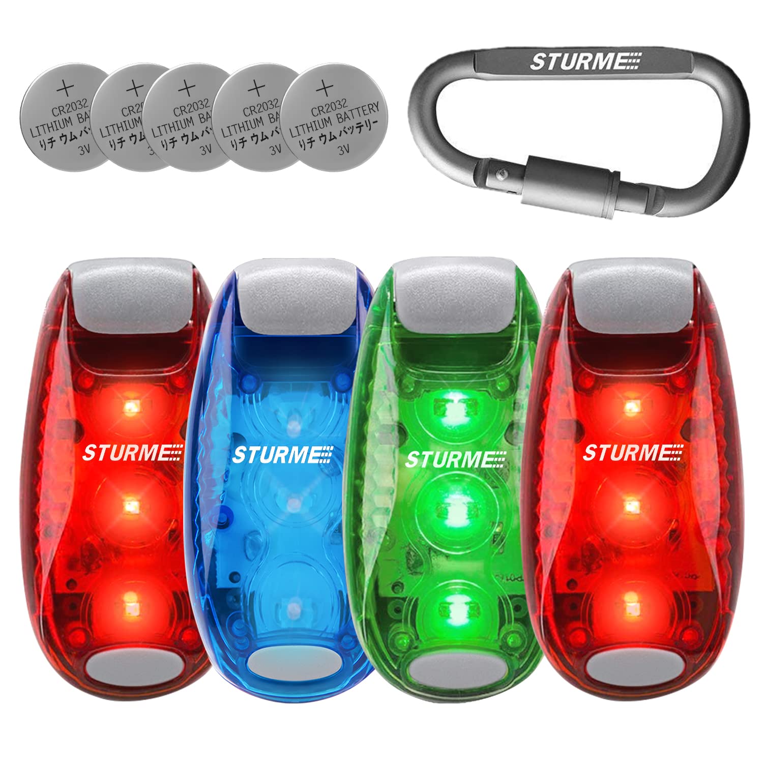 STURME LED Safety Light Strobe Lights for Daytime Running Walking Bicycle Bike Kids Child Woman Dog Pet Runner Best Flashing War
