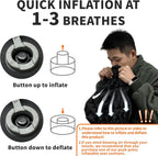 Eulant 2 Pack Inflatable Seat Cushion Lightweight Waterproof Air Cushions,Portable Travel Cushion Suitable For Camping Hiking Cl