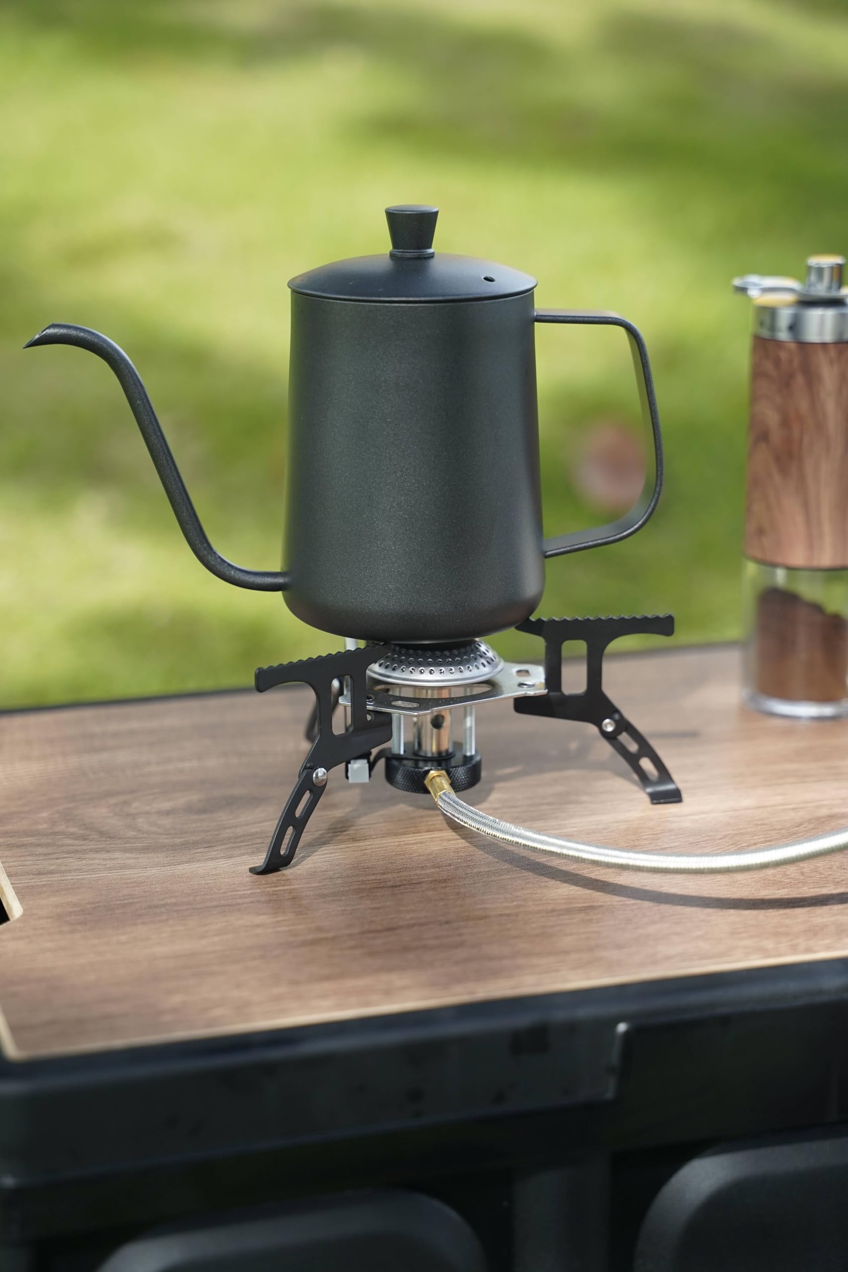 Onlyfire Portable Camping Gas Stove, Small Camping Stove With Piezo Ignition, 1Lb Propane Tank Adapter, Mini Camp Stove With Car