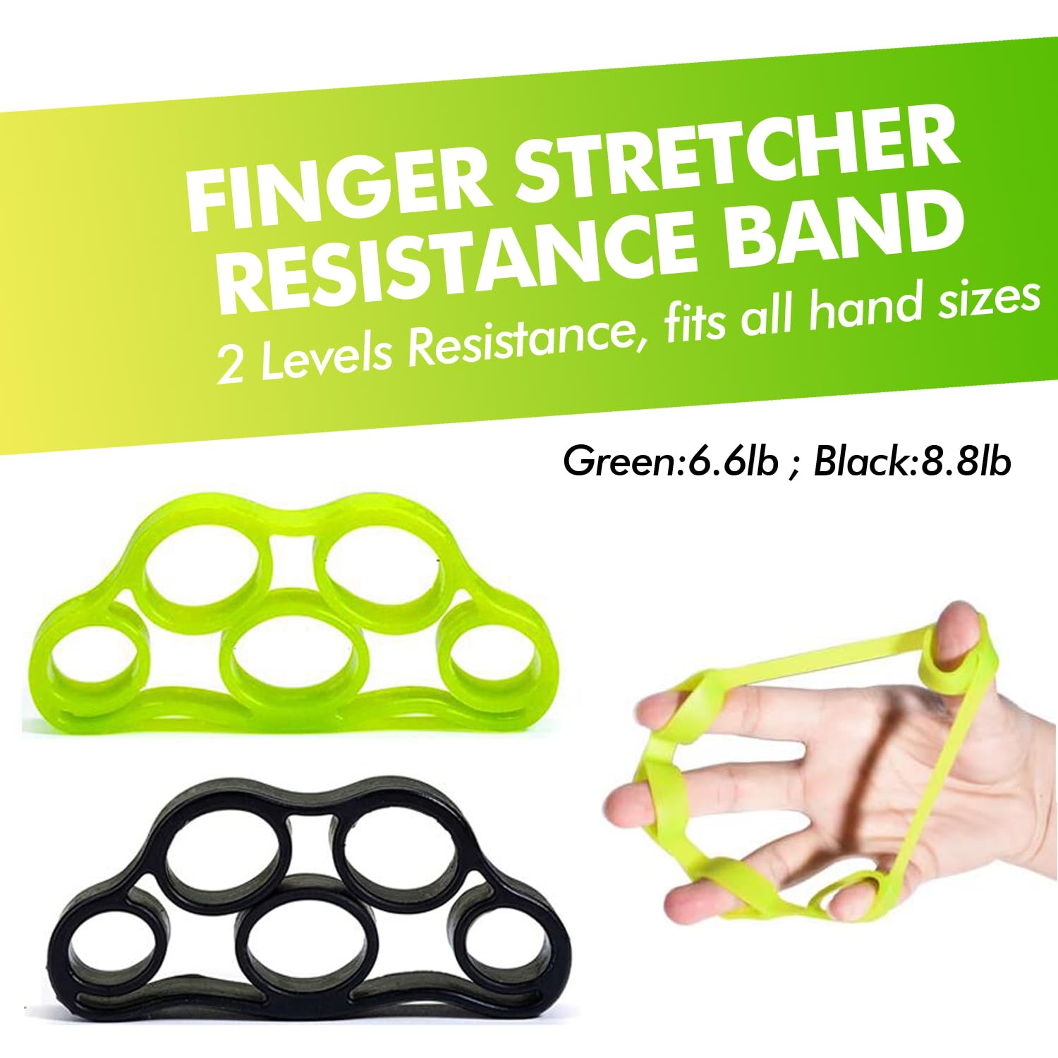 Hand Trainer Kit 8 Pack,Finger Trainer,Gyroscopic Ball, Anti Stress Ball,Grip Trainer With Counter,Finger Stretcher,Hand Grip St