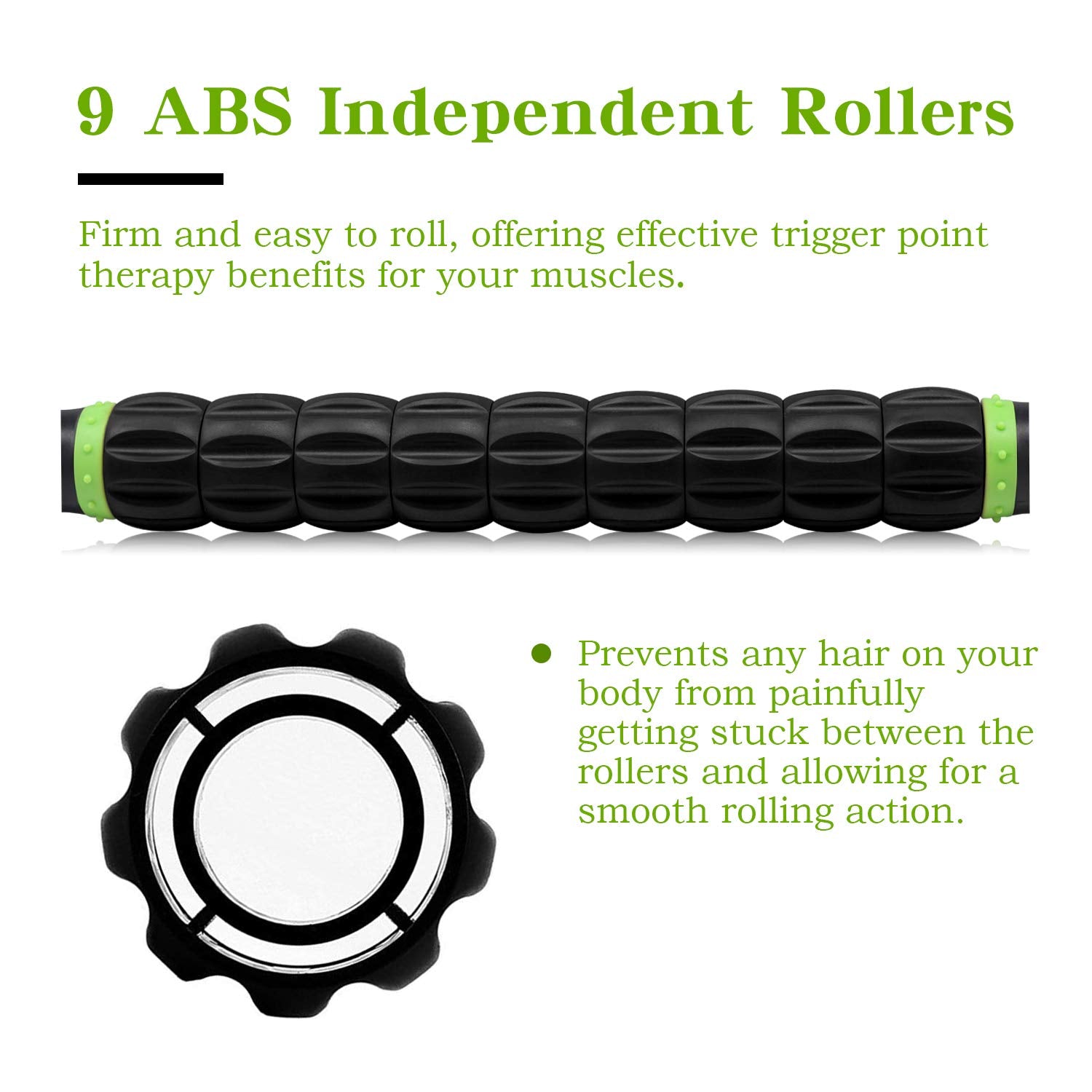 Muscle Roller, Massage Roller Stick For Athletes, Help Reducing Muscle Soreness Cramping Tightness Leg Arms Back Calves Muscle M