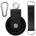 Favuit Cable Pulley, 360 Degree Rotation Silent Pulley Wheel 3.54 In Detachable Traction Wheel Weight Pulley System Attachments 