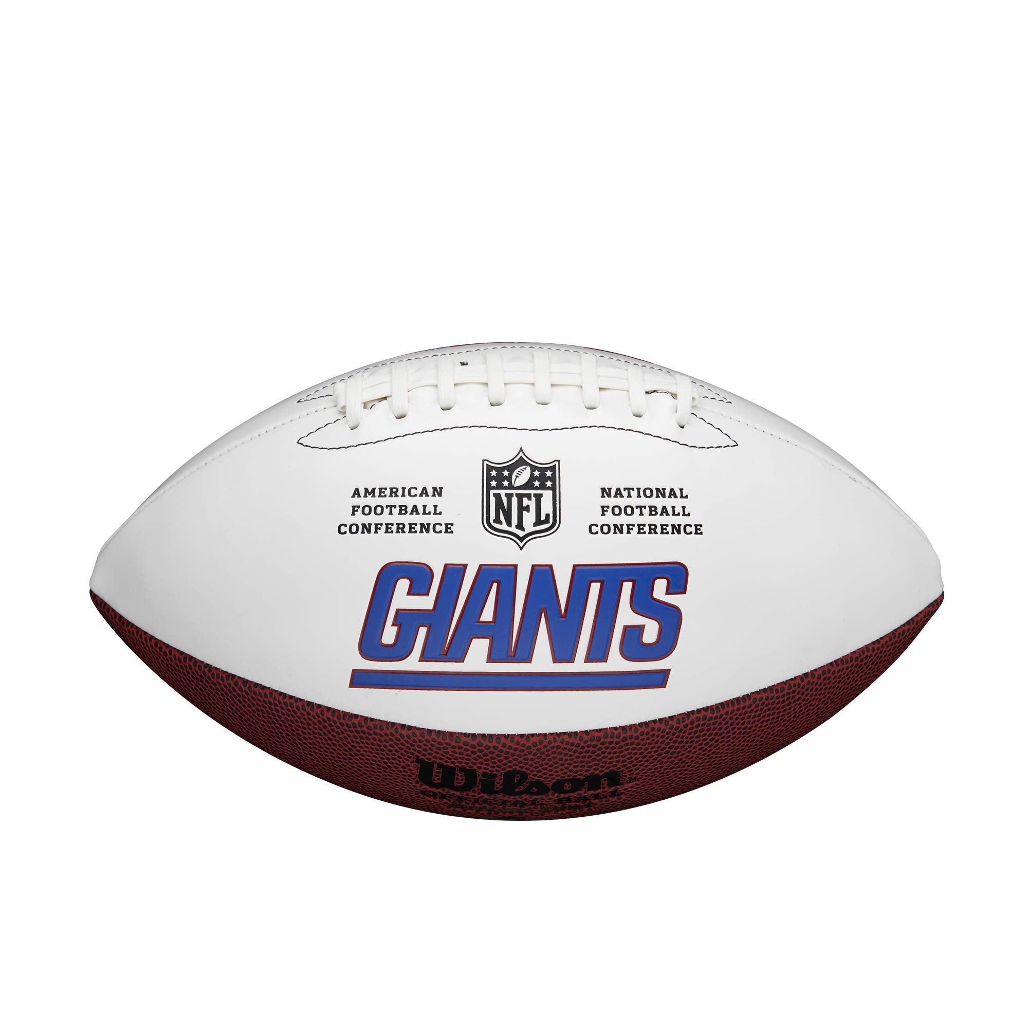 Wilson Nfl Live Signature Autograph Football - Official Size, New York Giants