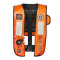 Mustang Survival - Hit Inflatable Work Vest For Adults (Orange & Black - One Size Fits All), Auto Hydrostatic, Enhanced Mobility