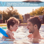 10 Pairs Swimming Earplugs Silicone Noise Cancelling Ear Plugs Reusable Waterproof Earplugs With Case For Swimming And Sleeping,