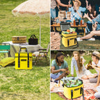 Lanedo Lunch Soft Cooler 20 Can, Soft Carrying Handle Insulated Bag Portable Ice Chest Box For Lunch, Beach, Drink, Beverage, Tr