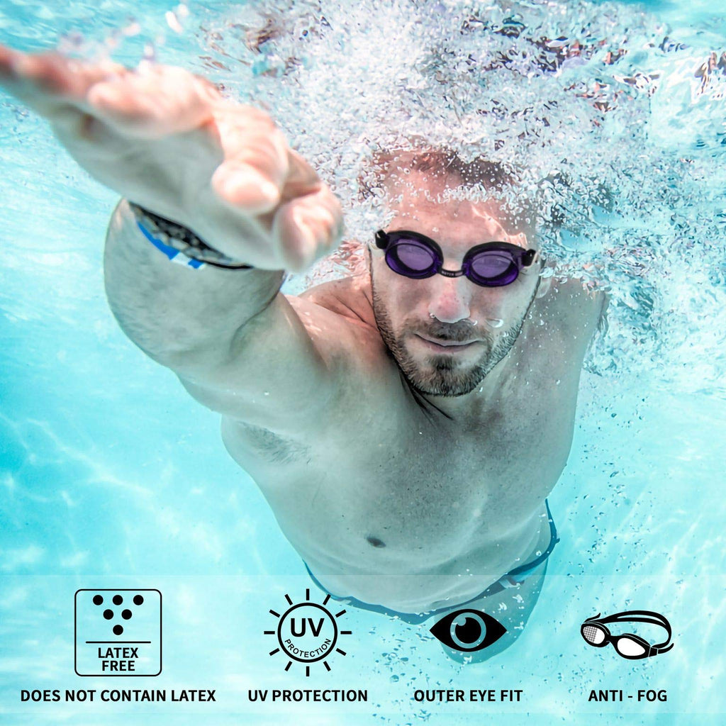 Water Gear Classic Goggles, Purple