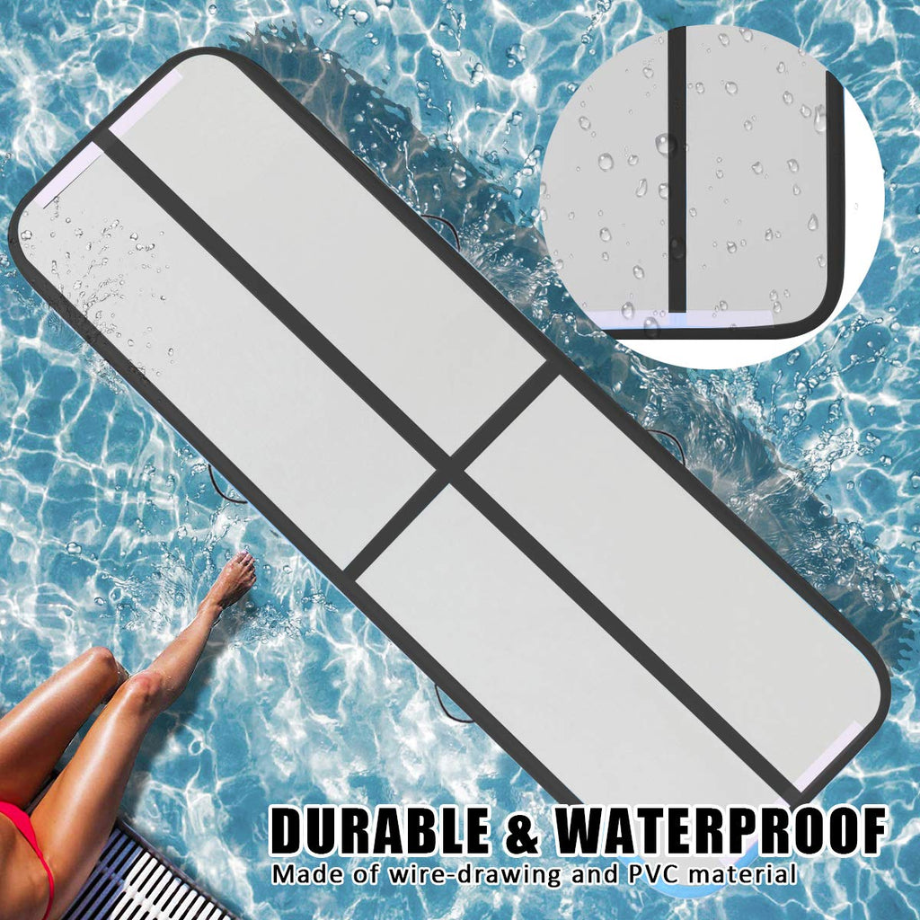Fbsport 10Ft Inflatable Air Gymnastics Mat Training Mats 8 Inches Thickness Gymnastics Tracks For Home Usetrainingcheerleadingyo