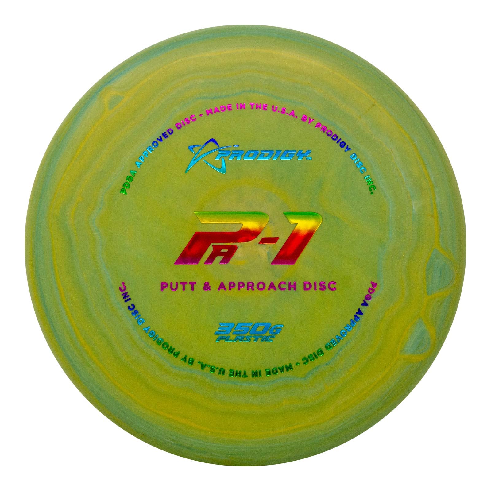 Prodigy Disc 350G Series Pa1 Putter Golf Disc [Colors May Vary] - 170-174G
