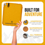 Whispering Winds Inflatable Seat Cushion For Air Travel, Stadium, Hiking, Airplane - Lightweight, Leakproof Self-Inflating Seat