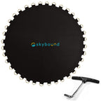 161'' Trampoline Mat With 96 Rings + Free Spring Tool (Fits 15 Foot Trampolines Using 6.5'' Springs) - Compatible With Skywalker