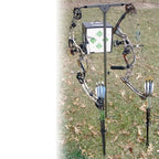 Hme High Performance Durable Step-In-Spade Design User-Friendly Easy Setup Versatile Archer'S Practice Dual-Sided Bow Hanger - A