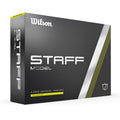 WILSON 2024 Staff Model Golf Ball - 12 Balls, Yellow