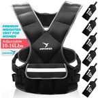 Empower Weighted Vest For Women - Workout Vest - Fixed 8Lbs Or Adjustable 10-12-14-16Lbs - Adds Resistance To Strength Training,