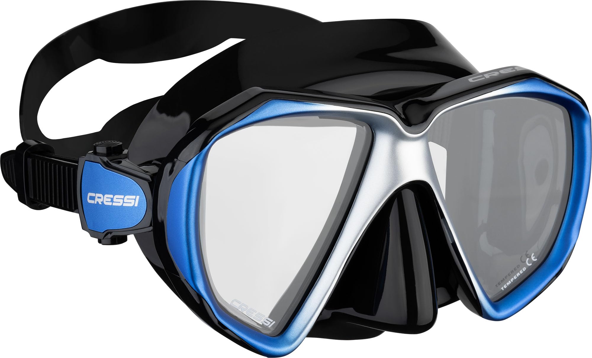 Cressi Liberty Duo, Black/Blue/Silver
