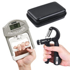 Handeful Complete Grip Strength Training Set - Portable Exerciser, Bag, & Dynamometer Meter
