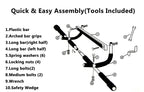 Topoko Upgrade Pull Up Bar For Doorway, Max Capacity 440 Lbs Chin Up Bar, No Screws Portable Upper Body Fitness Workout Bar, Str