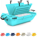 Cuddy Floating Cooler and Dry Storage Vessel for Land & Water - 40QT- Great for River, Beach, Kayak, Pool, & Lake - Seafoam
