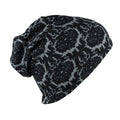 Isweven Baggy Skull Cap Thin Cotton Stretch Beanie Summer Sprort Hat Chemo Cap For Women Men Black