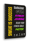 Kreative Korner Fitness Journal, Food And Exercise Tracker Notebook, 8Week Progress Planner With Meal Log And Workout Diary, 14