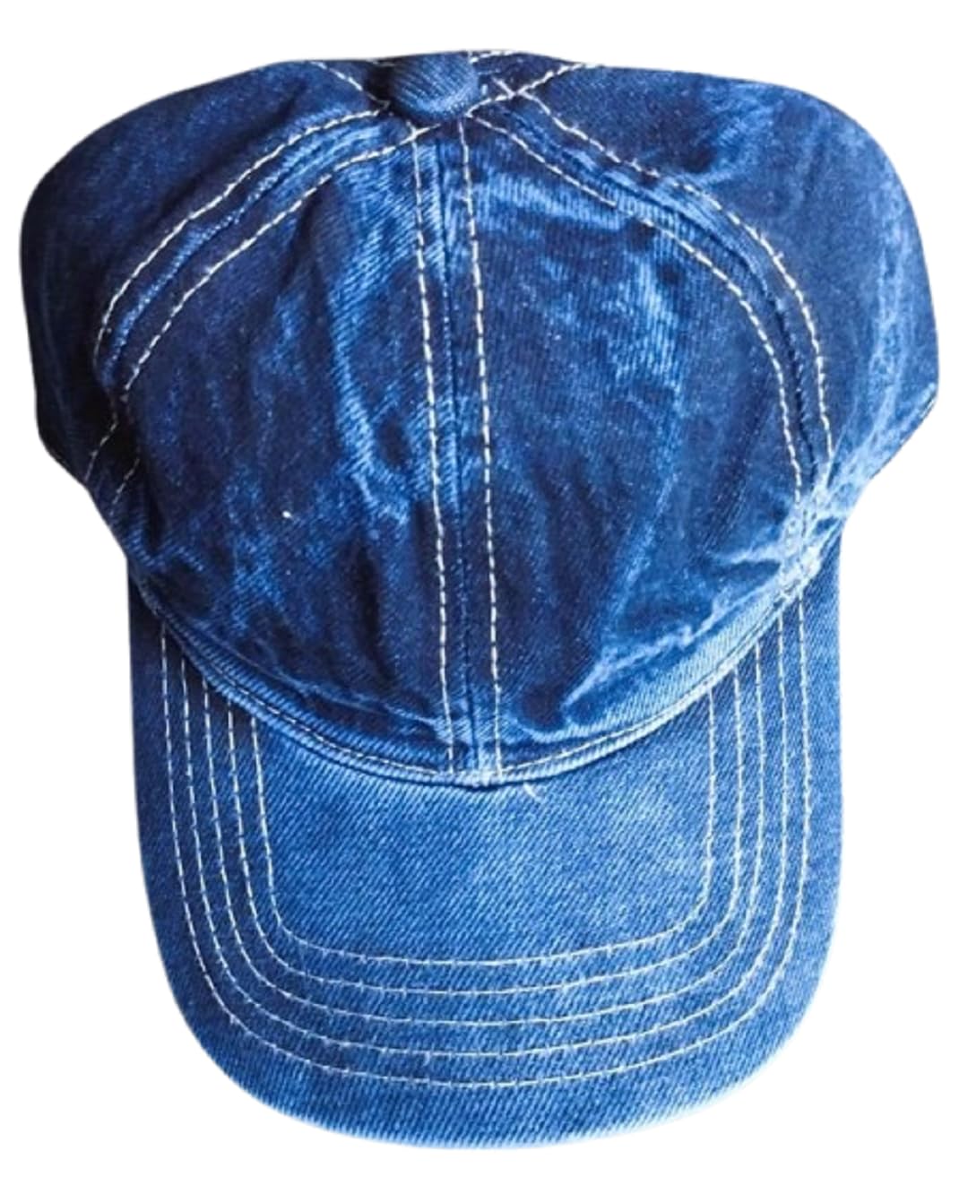 Fy Lane Unisex Denim Cap, Blue, Free Size