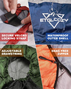 Etglcozy Sleeping Bag For Adults Cold Weather & Warm, Lightweight Backpacking Camping Hiking Essentials Gear For Kids 10-12 Girl