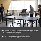 Uxcell Nylon Foldable Pingpong Sport Meshy Table Tennis Replacement Net White Black