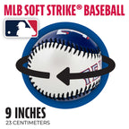 Franklin Sports Texas Rangers Mlb Team Baseball - Mlb Team Logo Soft Baseballs - Toy Baseball For Kids - Great Decoration For De