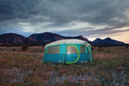 Coleman 8-Person Tenaya Lake Fast Pitch Cabin Camping Tent With Closet, Light Blue